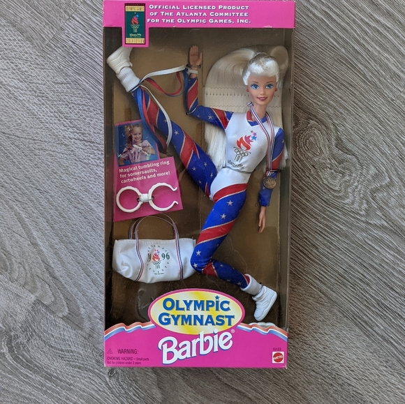 Mattel Barbie 1996 Olympic Gymnast Doll USA